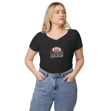 Load image into Gallery viewer, Women’s fitted v-neck t-shirt