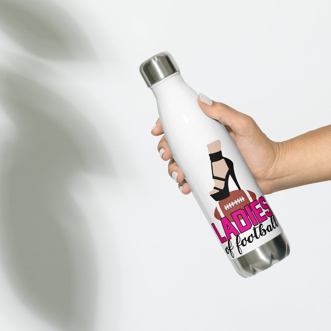 Water Bottle - Stainless Steel Pink Logo