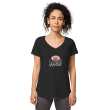 Load image into Gallery viewer, Women’s fitted v-neck t-shirt
