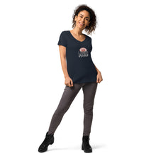 Load image into Gallery viewer, Women’s fitted v-neck t-shirt
