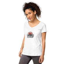 Load image into Gallery viewer, Women’s fitted v-neck t-shirt
