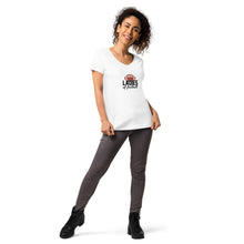 Load image into Gallery viewer, Women’s fitted v-neck t-shirt
